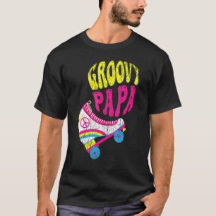 Mens Groovy Papa 70s Aesthetic Nostalgia 1970's Re T-Shirt