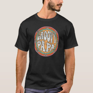 Mens Groovy Papa 70s Aesthetic Nostalgia 1970's Re T-Shirt