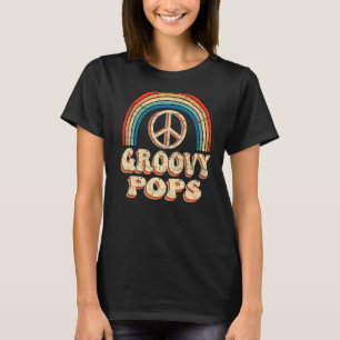Mens Groovy Pops 70s Aesthetic Nostalgia 1970's Re T-Shirt