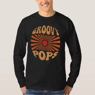 Mens Groovy Pops 70s Aesthetic Nostalgia 1970's Re T-Shirt