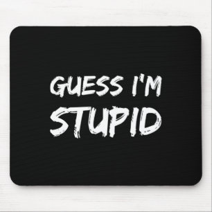Mens guess stupid matching outfit funny couples mouse pad