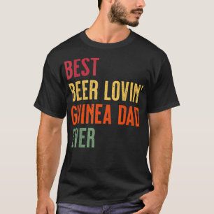 Mens Guinea Pig  Best Beer loving Guinea Pig dad e T-Shirt
