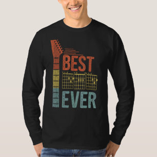 Mens Guitar Father Best Dad Ever Guitarist  Father T-Shirt
