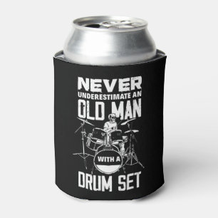 Mens Guitarist Gifts Never Underestimate An Old Ma Can Cooler