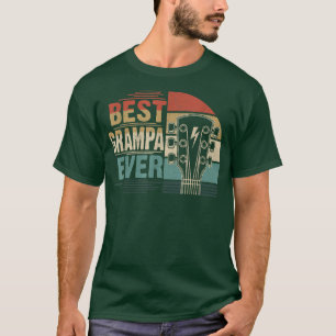 Mens Guitarist Guitar Lover Best Grampa Ever Famil T-Shirt