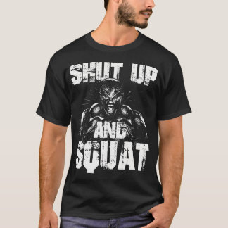 Mens Gym Fitness And Bodybuilding Funny Shut Up An T-Shirt