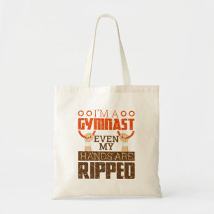 Mens Gymnastics Boy Gymnast Hands Ripped Rings Tote Bag