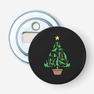 Men's Gymnastics Christmas Tree Bottle Opener