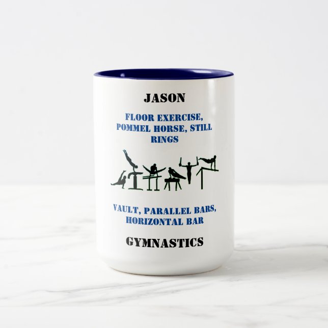 Men's Gymnastics Mug (Center)