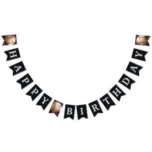 Men's Happy Birthday Baseball Banner