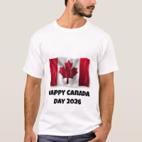 Men's Happy Canada Day T-Shirt