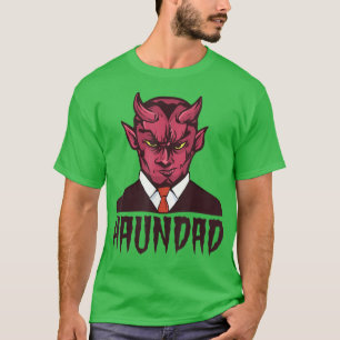 Mens Haunted Halloween Portrait Graphic Face Man T-Shirt