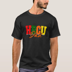 Mens Hbcu Dad Historically Black College Educated  T-Shirt