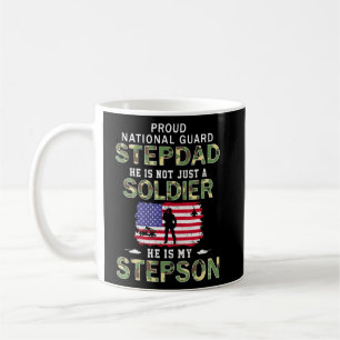 Mens He Is A Solider Is My Stepson-Proud National Coffee Mug