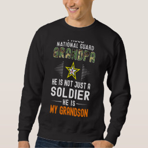 Mens He Is Soldier & Is My Grandson Proud National Sweatshirt
