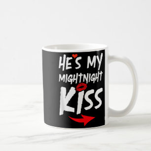 Mens He's My Midnight Kiss Happy New Year Matching Coffee Mug