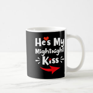 Mens He's My Midnight Kiss Happy New Year Matching Coffee Mug