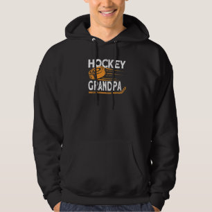 Mens Hockey Grandpa Hockey Player Ice Hockey 2 Hoodie