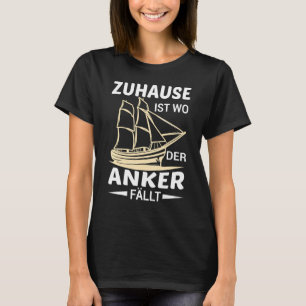 Mens Home Is Where The Anchor Falls Captain Crusad T-Shirt