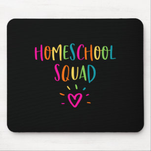 Mens homeschool squad cute mom teacher parent mouse pad