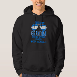 Mens Honduran Grandma Honduras Flag Sunglasses Mot Hoodie