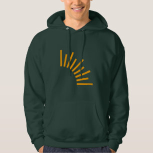 Men's hoodie - various colour, logomark and back