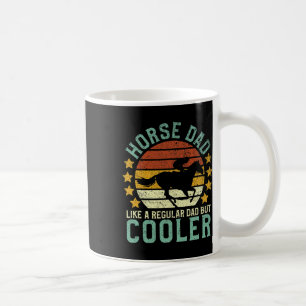 Mens Horse Dad Equestrian Horseback Riding Fathers Coffee Mug