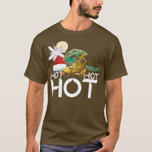 Mens Hot Hot Hot Christmas In July Surfing Xmas Th T-Shirt