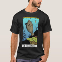Men's Huge Manatee dark T-shirt