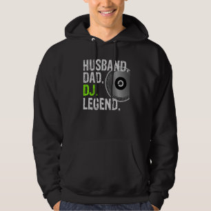 Mens Husband Dad DJ Legend - DJ Design_3 Hoodie