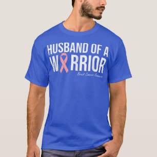 Mens Husband Of Breast Cancer Survivor Awareness P T-Shirt