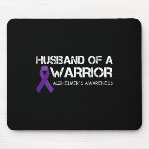 Mens Husnd Of A Warrior Heimerheimer's Awareness Mouse Pad