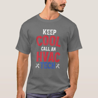Mens HVAC Gift - Heat Ventilation AC Technician - T-Shirt