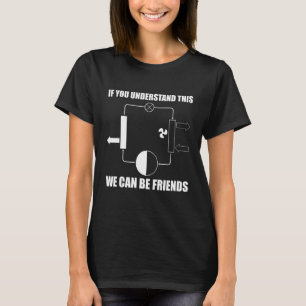 Mens HVAC Tech AC Repairman Technician We Can be T-Shirt