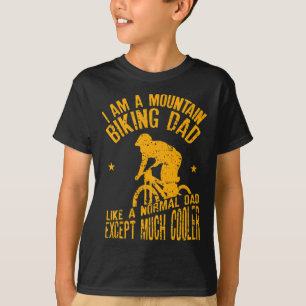 Mens I Am A Mountain Biking Dad Funny Design For C T-Shirt