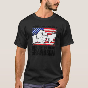 Mens I asked god to make me a better man he sent g T-Shirt