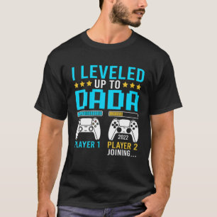 Mens I Levelled Up To Dada Gamer Apparel, New Gran T-Shirt