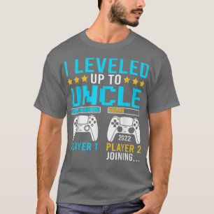 Mens I Levelled Up To Uncle Gamer Apparel, New Unc T-Shirt
