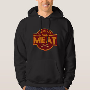 Mens I Rub My Own Meat Funny BBQ Grilling Tee Gift