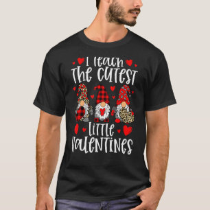 Mens I Teach The Cutest Little Valentines Leopard  T-Shirt