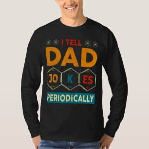 Mens I Tell Dad Jokes Periodically Vintage Fathers T-Shirt