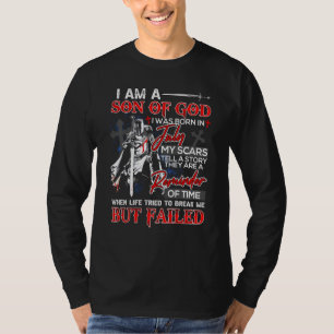 Mens I Was Born In July  I M A Son Of God T-Shirt