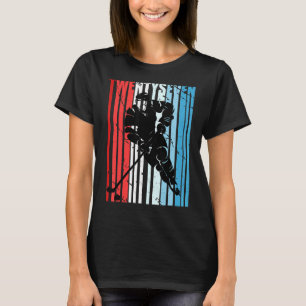 Mens Ice Hockey 27th Birthday Player Motivational T-Shirt