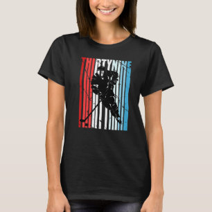 Mens Ice Hockey 39th Birthday Player Motivational T-Shirt