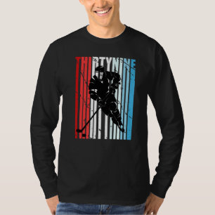 Mens Ice Hockey 39th Birthday Player Motivational  T-Shirt