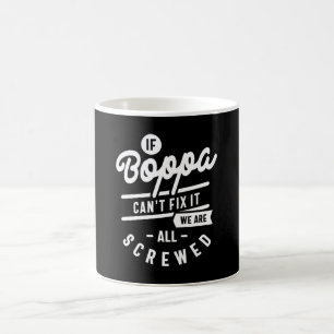 Mens If Boppa Can't Fix It Father's Day Gift Coffee Mug