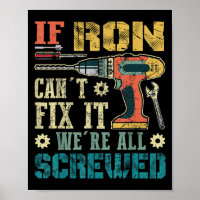 Mens If Ron Can't Fix It We're All Screwed Funny F