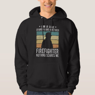 Mens I'm A Dad Grandpa And A Retired Firefighter Hoodie