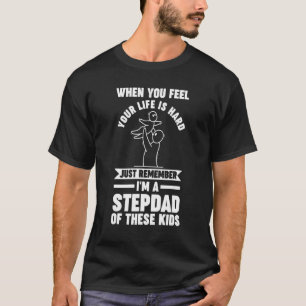Mens I'm a Stepdad of these kids Stepdad T-Shirt
