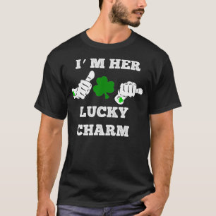 Mens Im Her Lucky Charm St Patricks Day Couples s  T-Shirt
